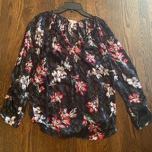Rebecca Taylor Blouse with velvet detail